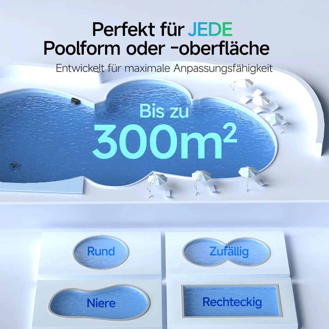 WYBOT S2 Solar Roboter-Poolreiniger mit Selbstaufladung