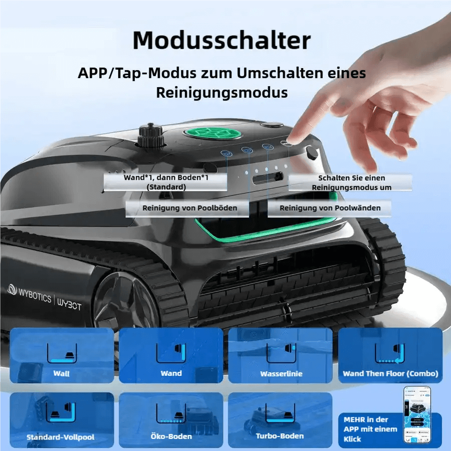 WYBOT S2 High-End-Akku-Poolroboter