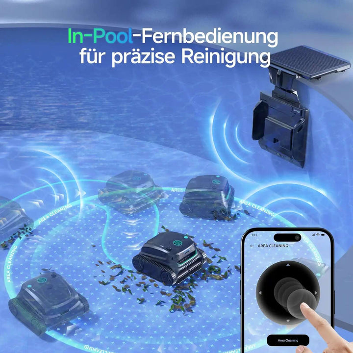 WYBOT S2 Solar Roboter-Poolreiniger mit Selbstaufladung