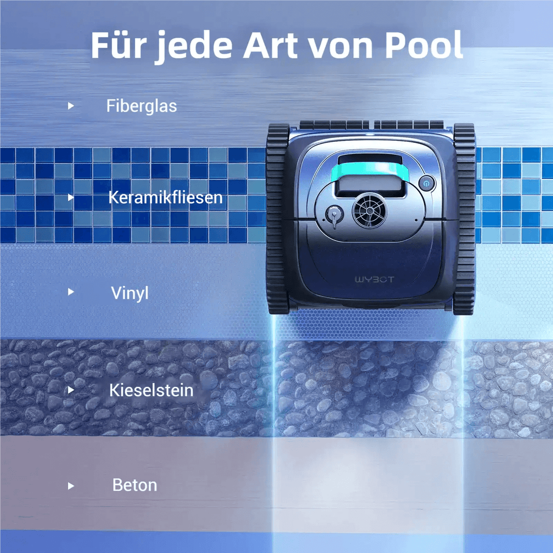WYBOT C1 Roboter-Poolreiniger-Staubsauger mit APP
