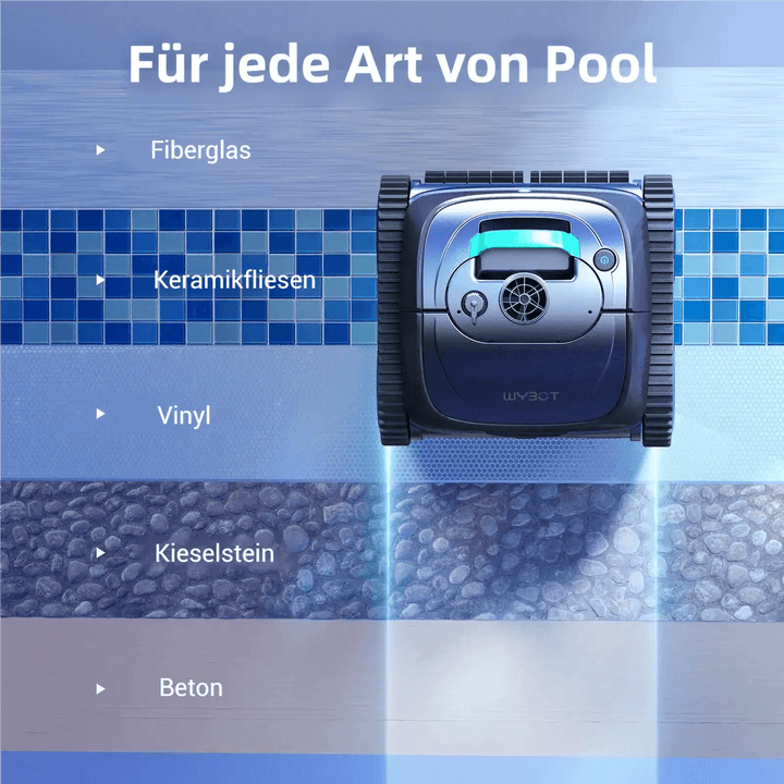 WYBOT C1 Roboter-Poolreiniger-Staubsauger mit APP