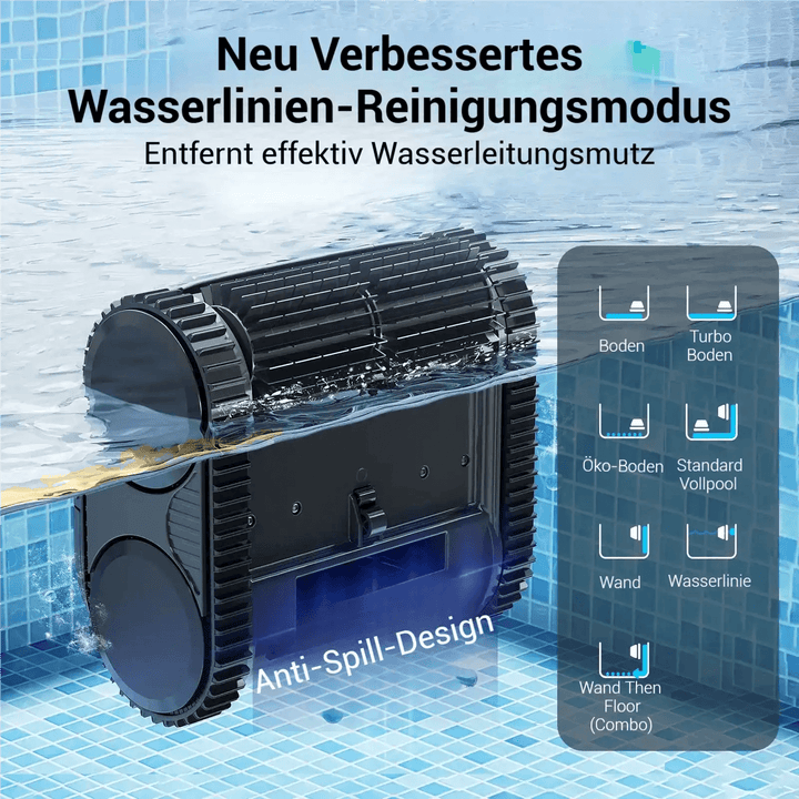 WYBOT C2 Kabelloser Poolroboter mit App-Steuerung