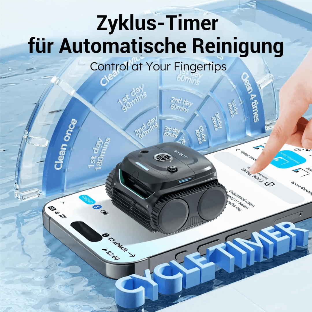 WYBOT C2 Kabelloser Poolroboter mit App-Steuerung