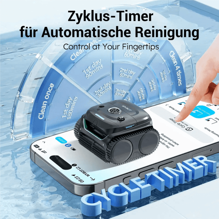 WYBOT C2 Kabelloser Poolroboter mit App-Steuerung